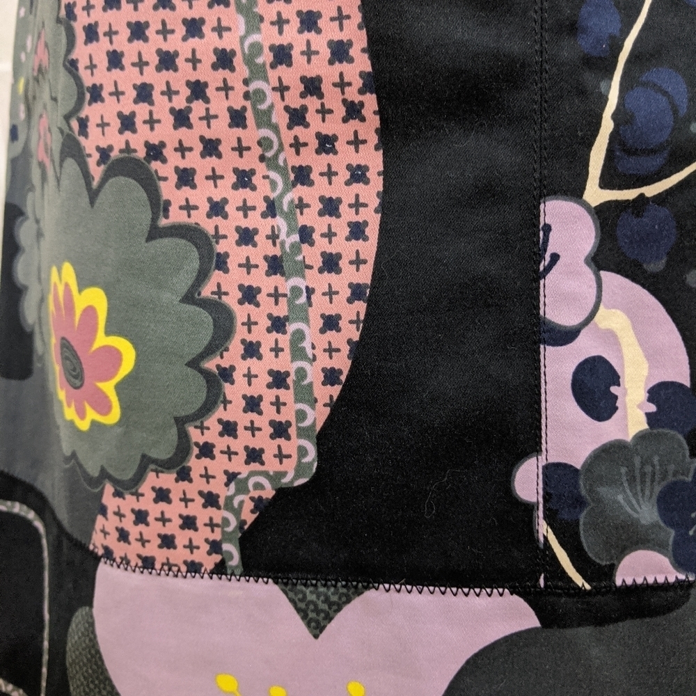 Vintage Kenzo A-line floral hippie 60s skirt - Picture 3 of 6